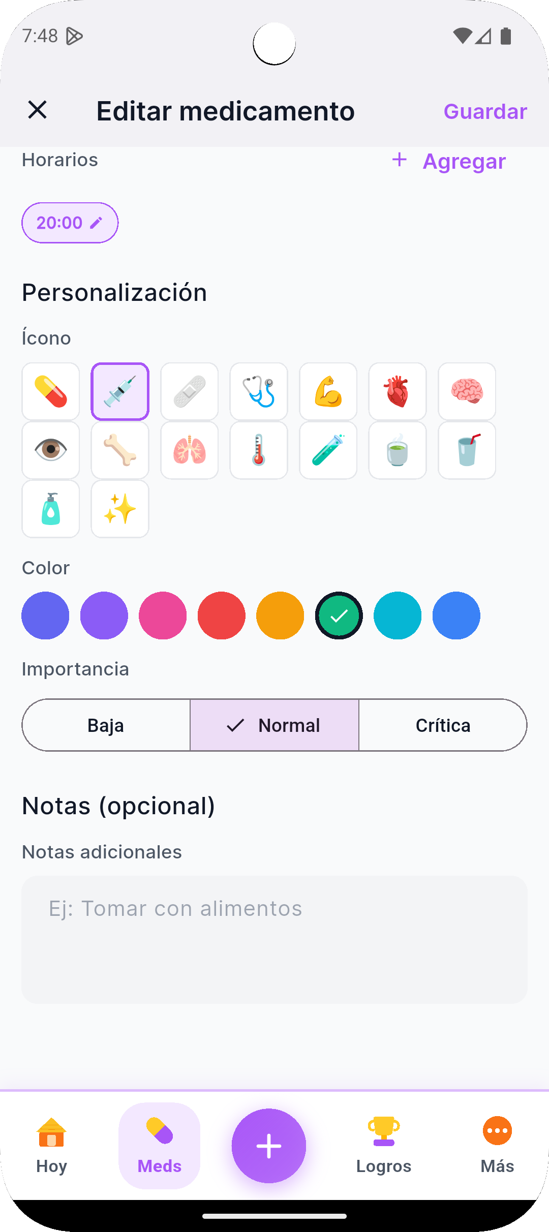 Detalle de medicamento